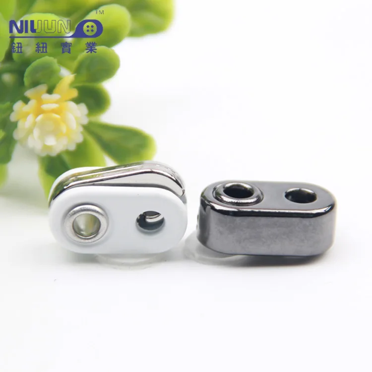 Wholesale Custom Design Metal Hoodie Drawstring Spring Rubber Buffer Stopper Spring Cord End Stopper