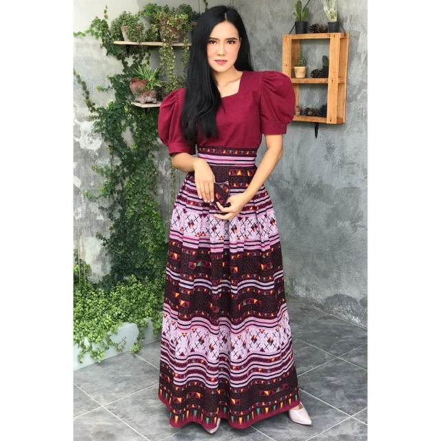 Лидер продаж тайские повседневные женские платья премиум-класса ручная работа Лада Лана коллекция 037 комплект ручной юбки