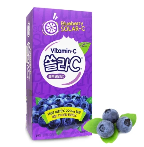 Hotseller Korean famous factory KOREA EUNDAN Vitamin C Lemon Blueberry Tablets Capsules Export only to China and Hongkong 160g