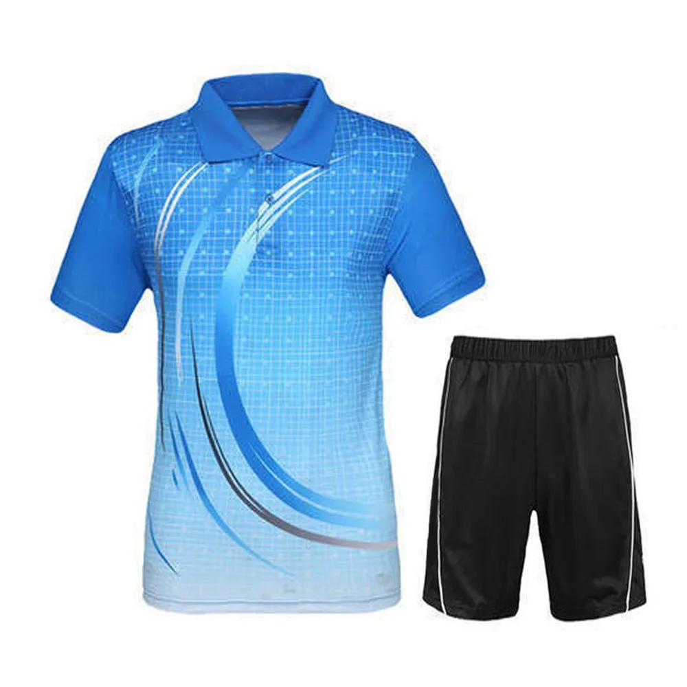 Customized Badminton T Shirt Mens Sportswear Customized Quick-dry Breathable Sports Tennis Jersey T-shirts