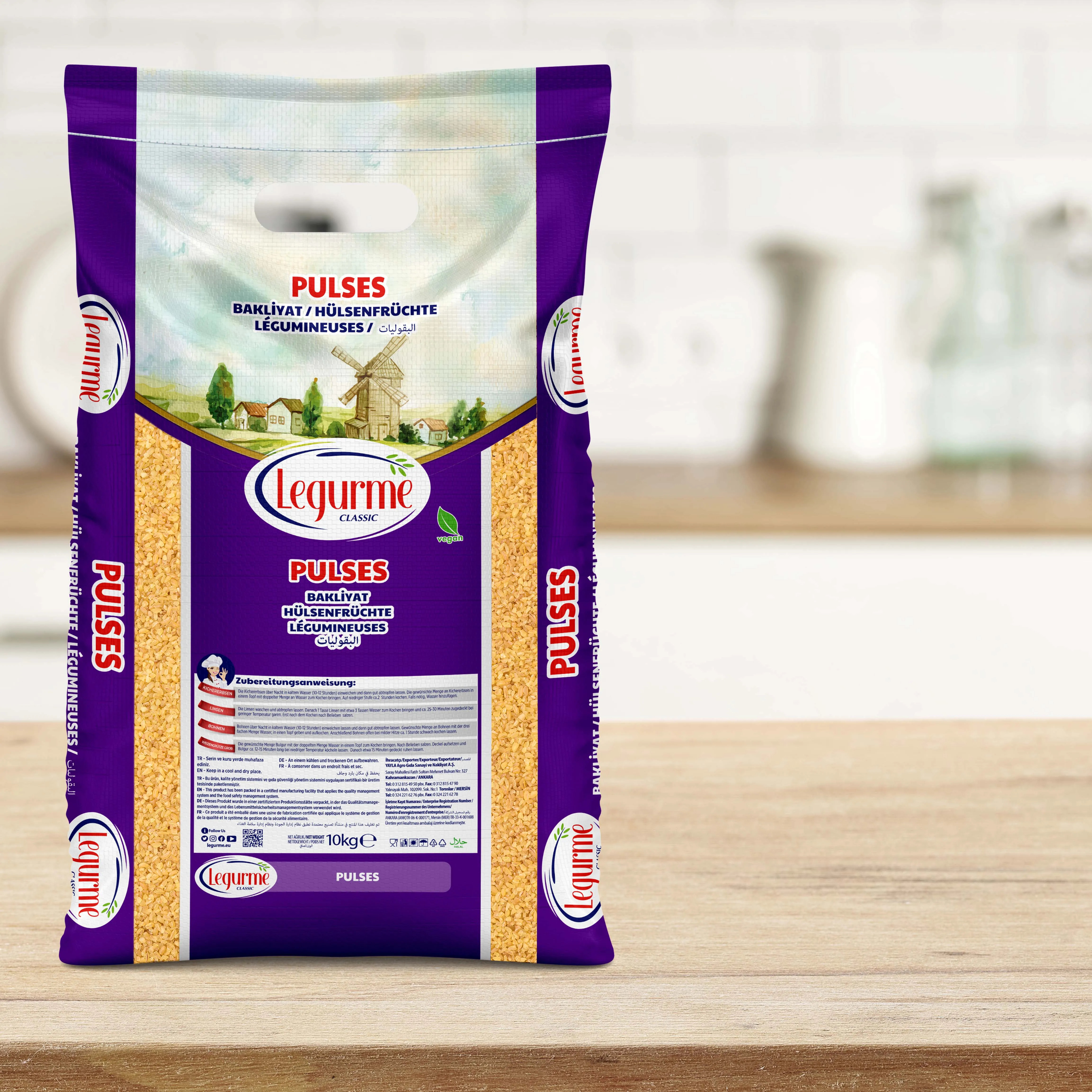 Legurme High Quality Best Price 10 Kg Coarse Bulghur  | Shelf Life 24 months | Dry Product | Custom Packaging  | Made in Turkey