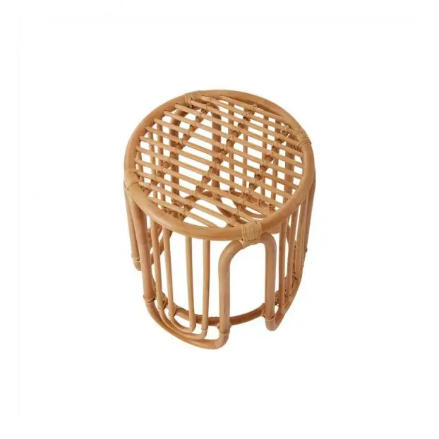 Натуральная ротанговая древесина круглый стул ротанговый пуф декоративные стулья и османы коричневые Индивидуальный размер большое количество