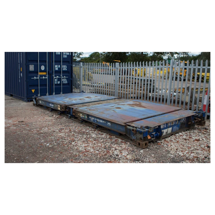 Подержанный контейнер 40, плоская стойка для продажи