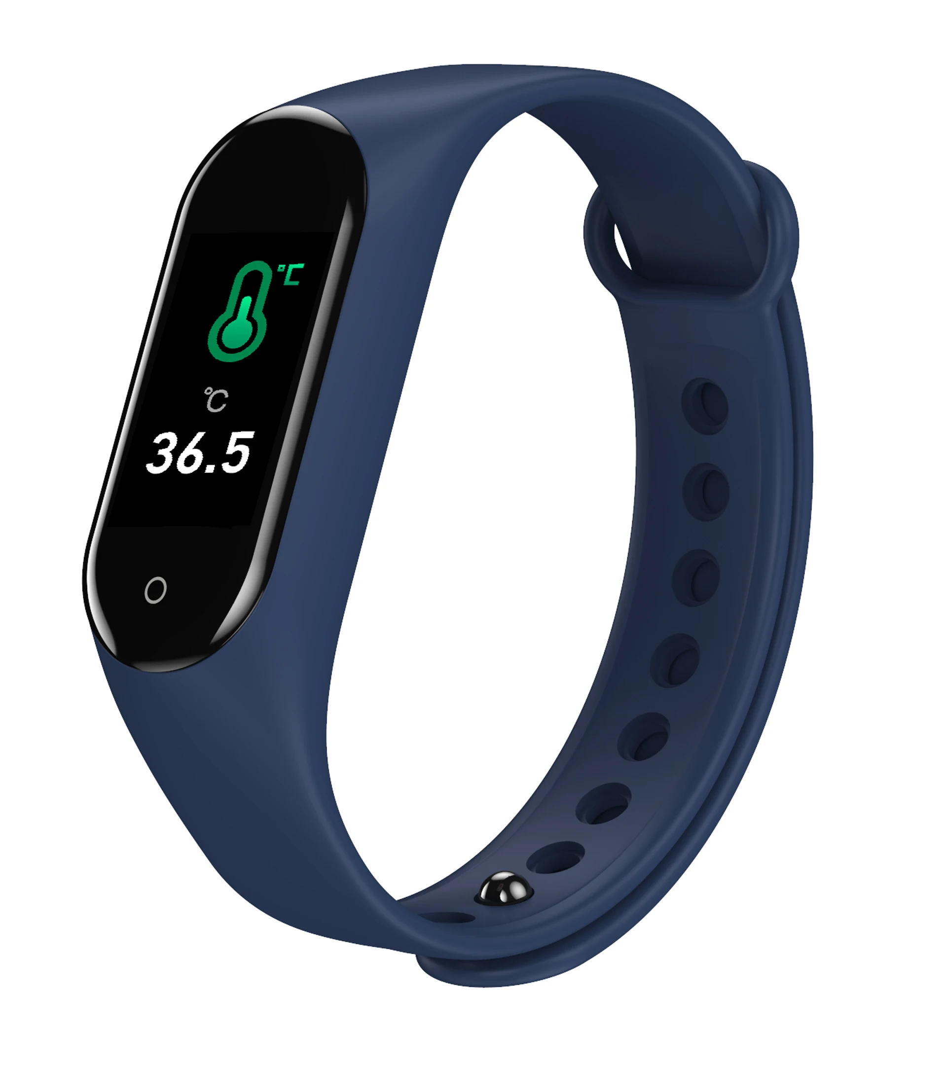 Водонепроницаемый силиконовый смарт-браслет Mi Band M4 с