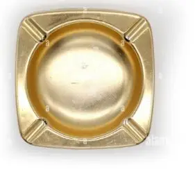 Wholesale  Metal Star Fish Shaped Fancy Unique Ashtrays Fish Design Brass Gold Ash Tray for Retailer and Wholesale and Hotels