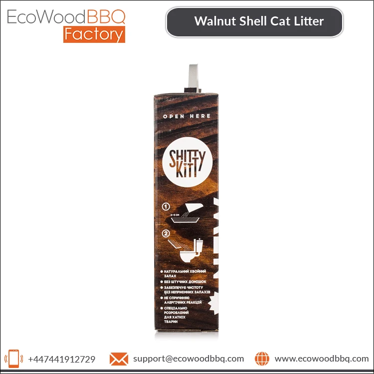 OEM Factory Cat Litter Sale Natural Organic Clumping Mineral Buy Premium Fragrant Ball Shape Bentonite Walnut Shell Cat Litter