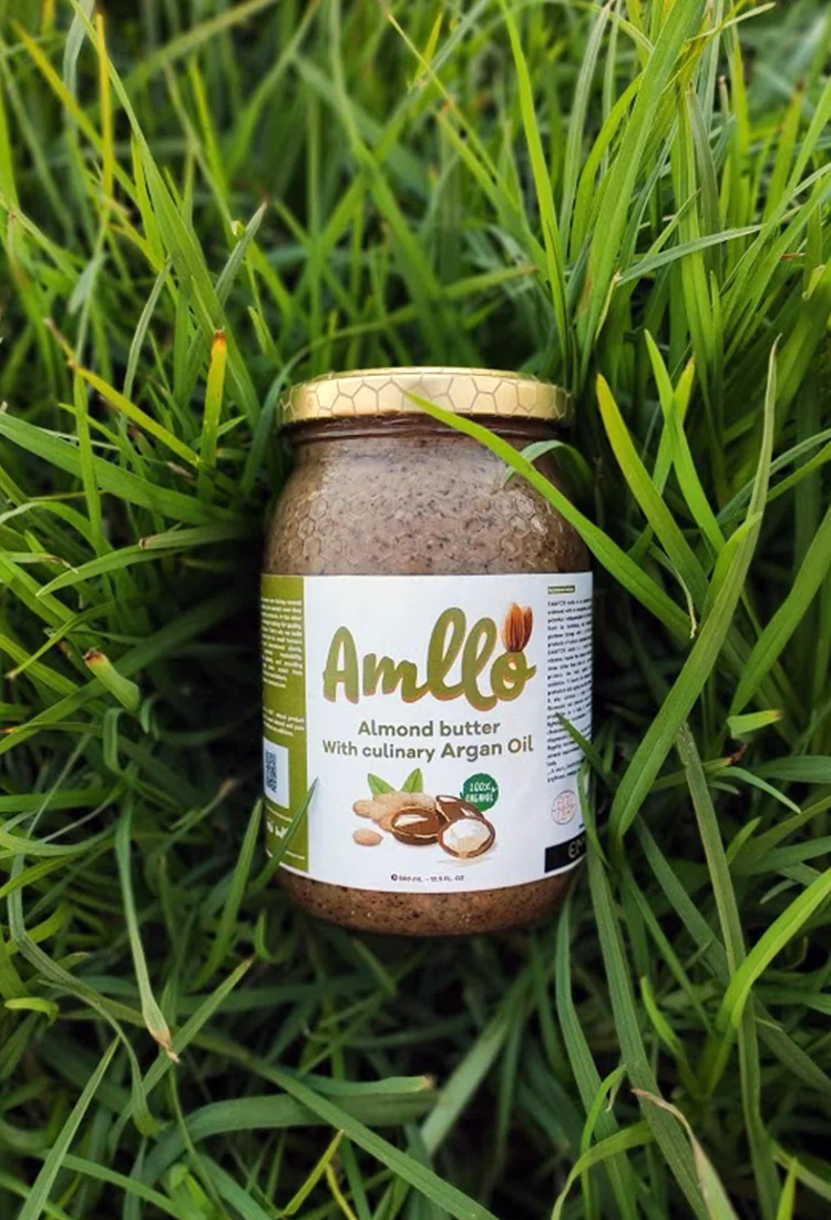 
Moroccan Almond butter with Argan Oil EMMYOR Amllo Amlou Delicious Almond butter with Argan oil 