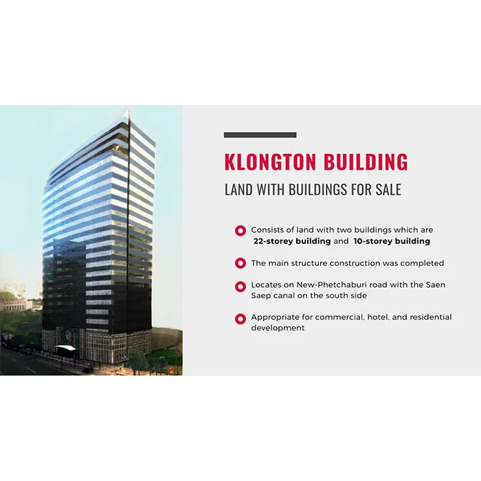 Land and 2 Buildings for Sale Near Thonglor, Bangkok Thailand Structure Multi Floor Office Buildings