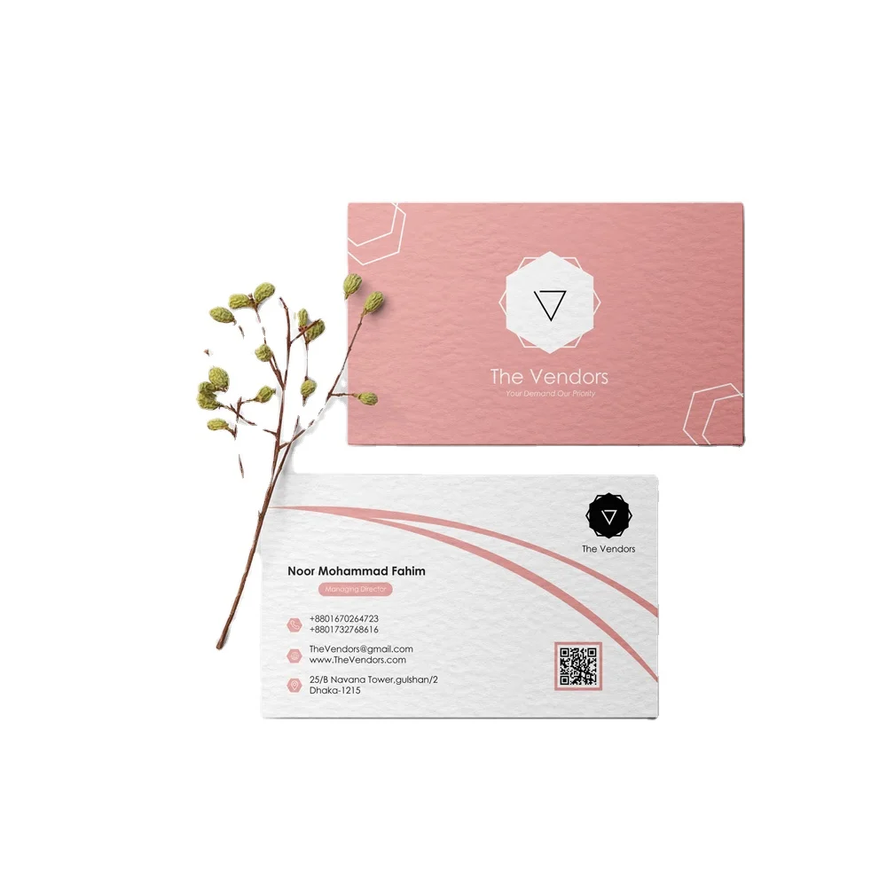 Factory Wholesale Customized Gold Silver Greeting Cards Cotton Paper Business Card