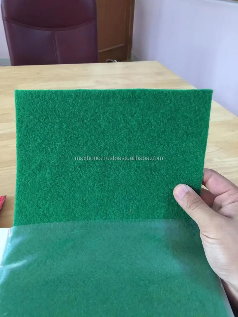 100% Recycled Needle Punched Polyester Non Woven Fabric roll, non-woven fabric felt carpet for car mats from VN