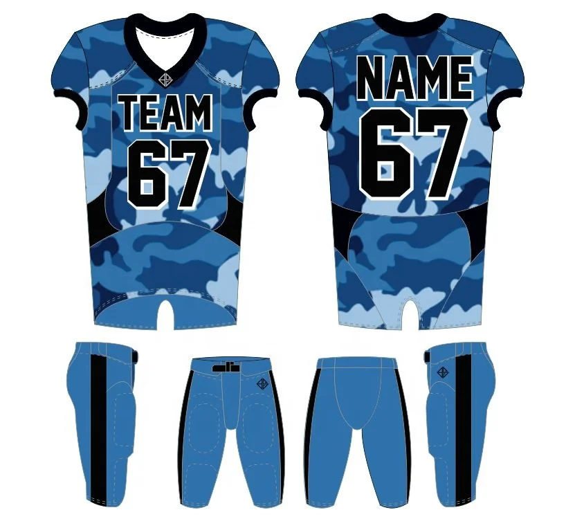 Jersey Custom American Football Uniform Gridiron Latest American Football Jersey With Shorts Sublimated Tackle Twill Embroidery