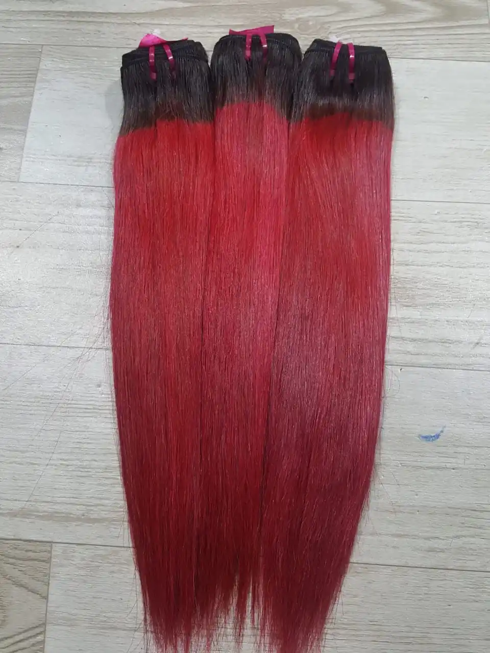 Оптовая продажа человеческие волосы KingRawHair двойного плетения прямые с эффектом омбре вьетнамские 100%