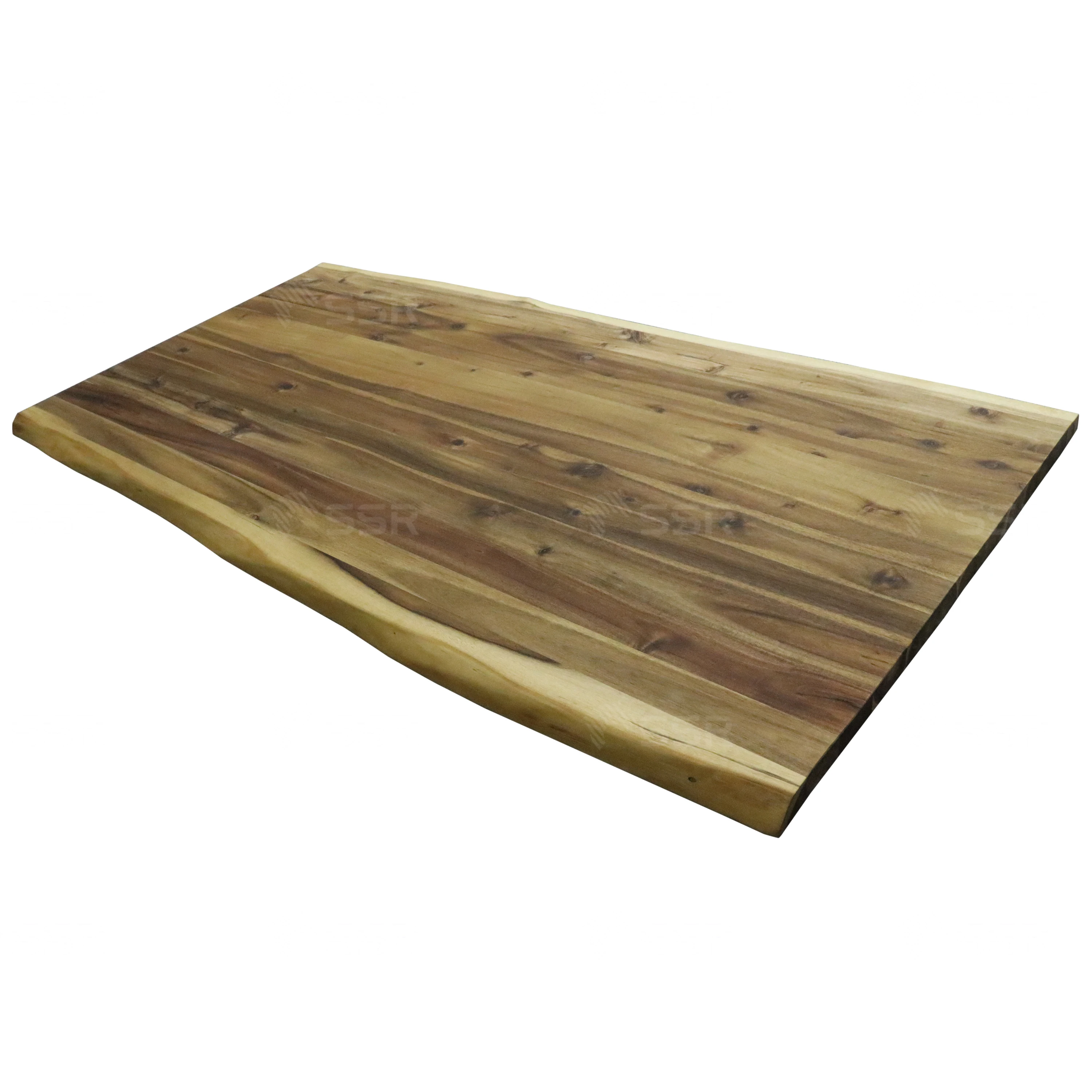 Made In Viet Nam Acacia Edge Glued With Live-edge Solid Wood Slab