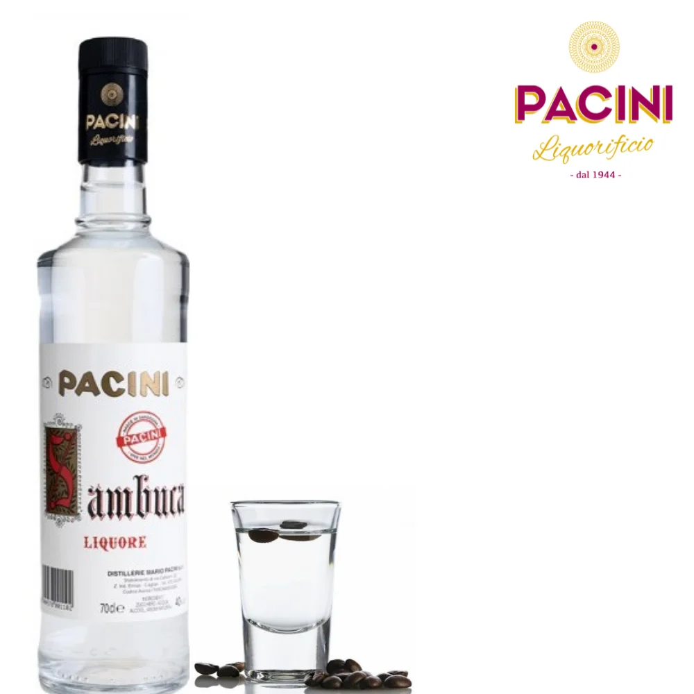 Superior Quality made in italy PACINI LIQUEUR 70 cl Classic Sambuca for restaurants retails and wholesale