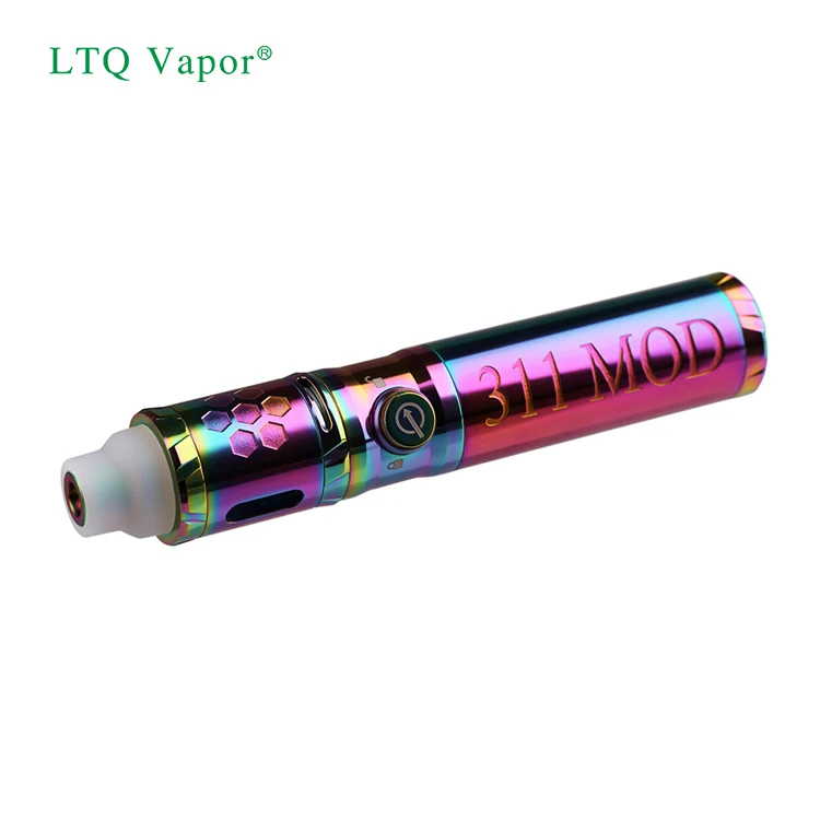 
China wholesale gold silver multi color 18650 battery dry herb vaporizer herbal vaporizer kit 