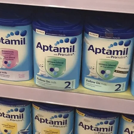 Детское молоко Aptamils, доступно для продажи по всему миру