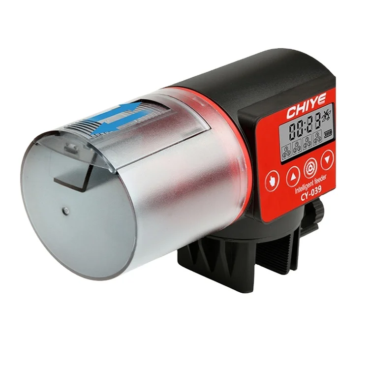 200ml Feeder Drum Volume Super Mute Timer Fish Feeder Automatic for Aquarium Fish Tank