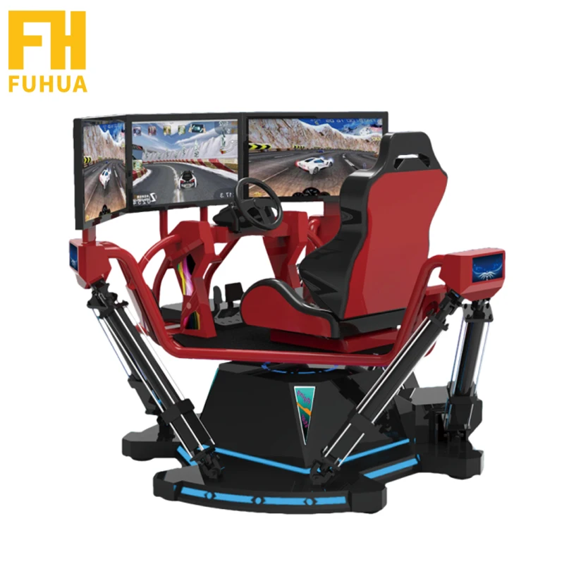 Hot sale Virtual Reality Car Driving Simulator Earn Money Car Racing Simulator Machine 3 Screen Driving Simulator