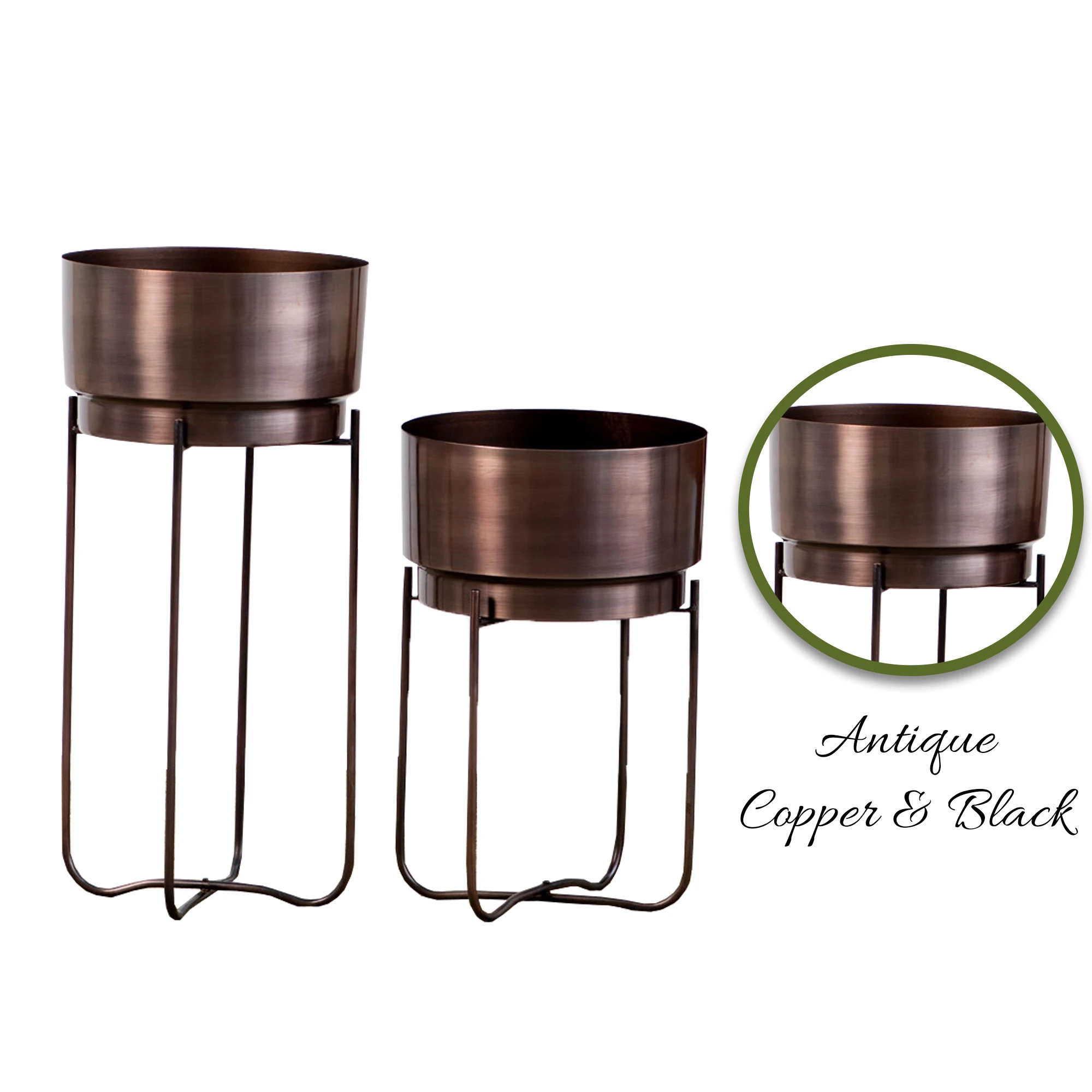 Custom Design Luxury Plant Flower Pot Stand Indoor for Home and Garden Planter with Stand for Indoor and Outdoor Plants