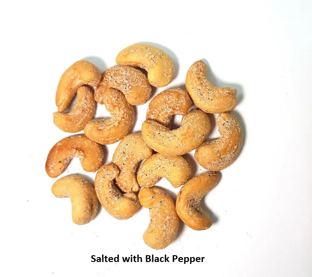 Жареные орехи кешью соленые/несоленые смешанное кокосовое молоко кофе черный перец // вьетнамский