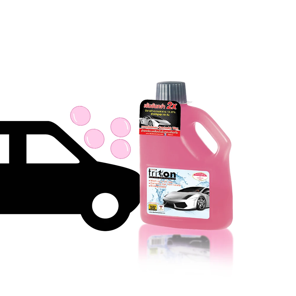 Manufacturing Price Car Wash OEM Service of King Triton Car Shampoo 1000ml Bubble Gum Scent