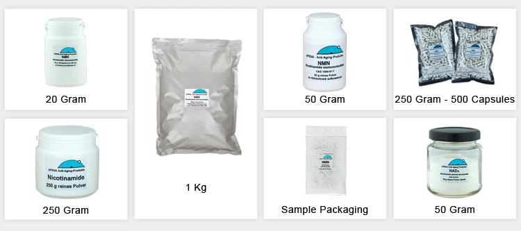 CAS 23111-00-4 99% чистый 20 г NR (никотинамид рибозид) 80 капсул по 250 мг каждый