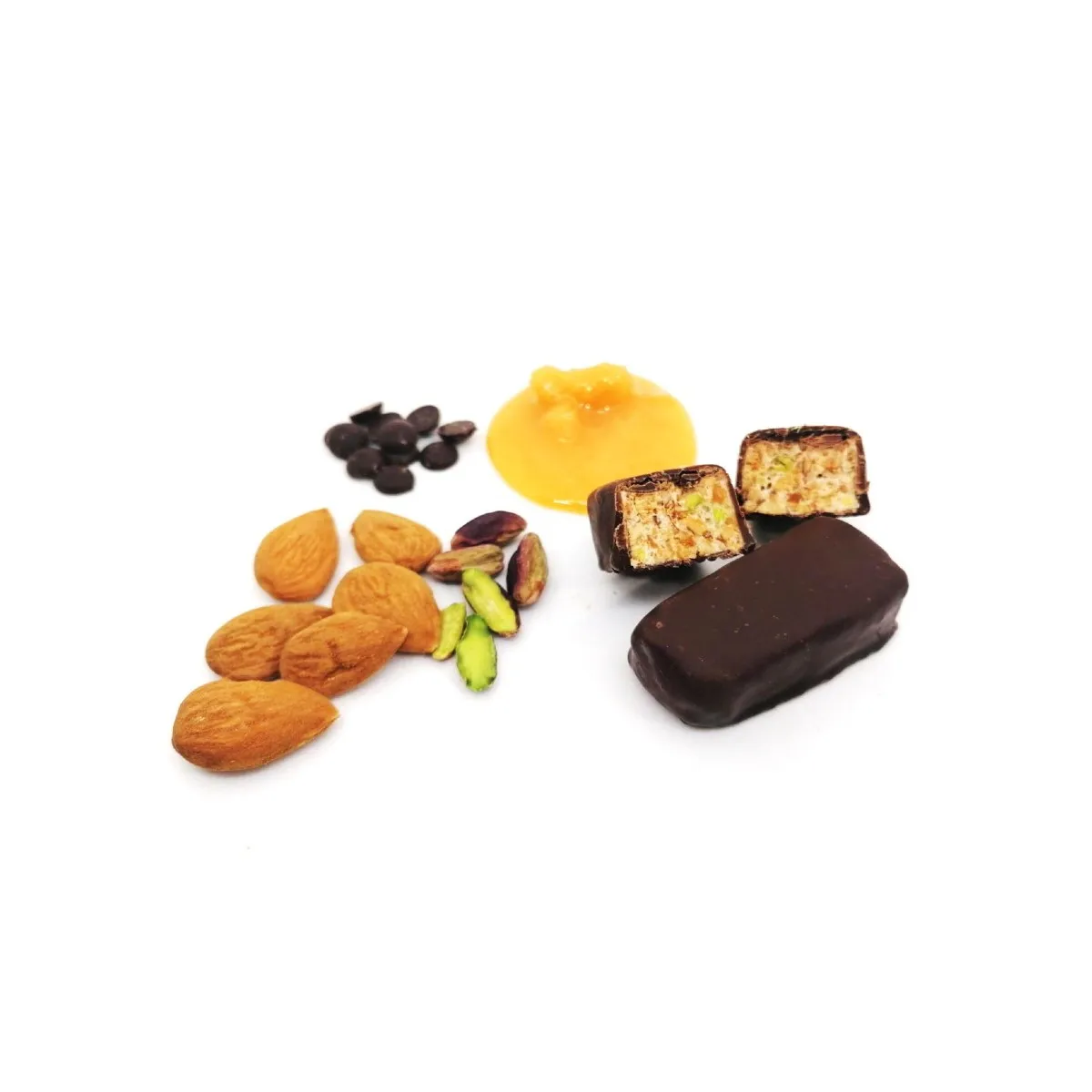 Italian Traditional Product Torroncini  Morbidi  Nougat - Almonds and honey based soft sweet chocolate covered 150gr