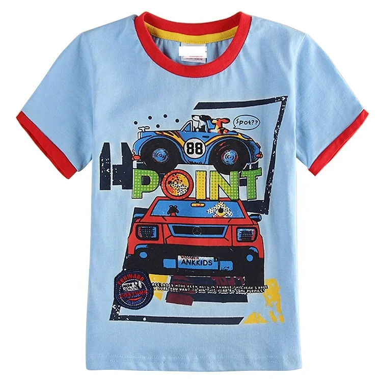Design OEM Cotton Tshirt Cheap Cotton+shirts High Quality Boys Printed T Shirt Bangladesh Wholesale Custom New Jersey