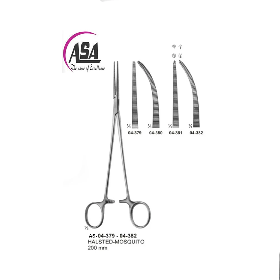 Halsted 215mm delicate hemostatic forceps high quality