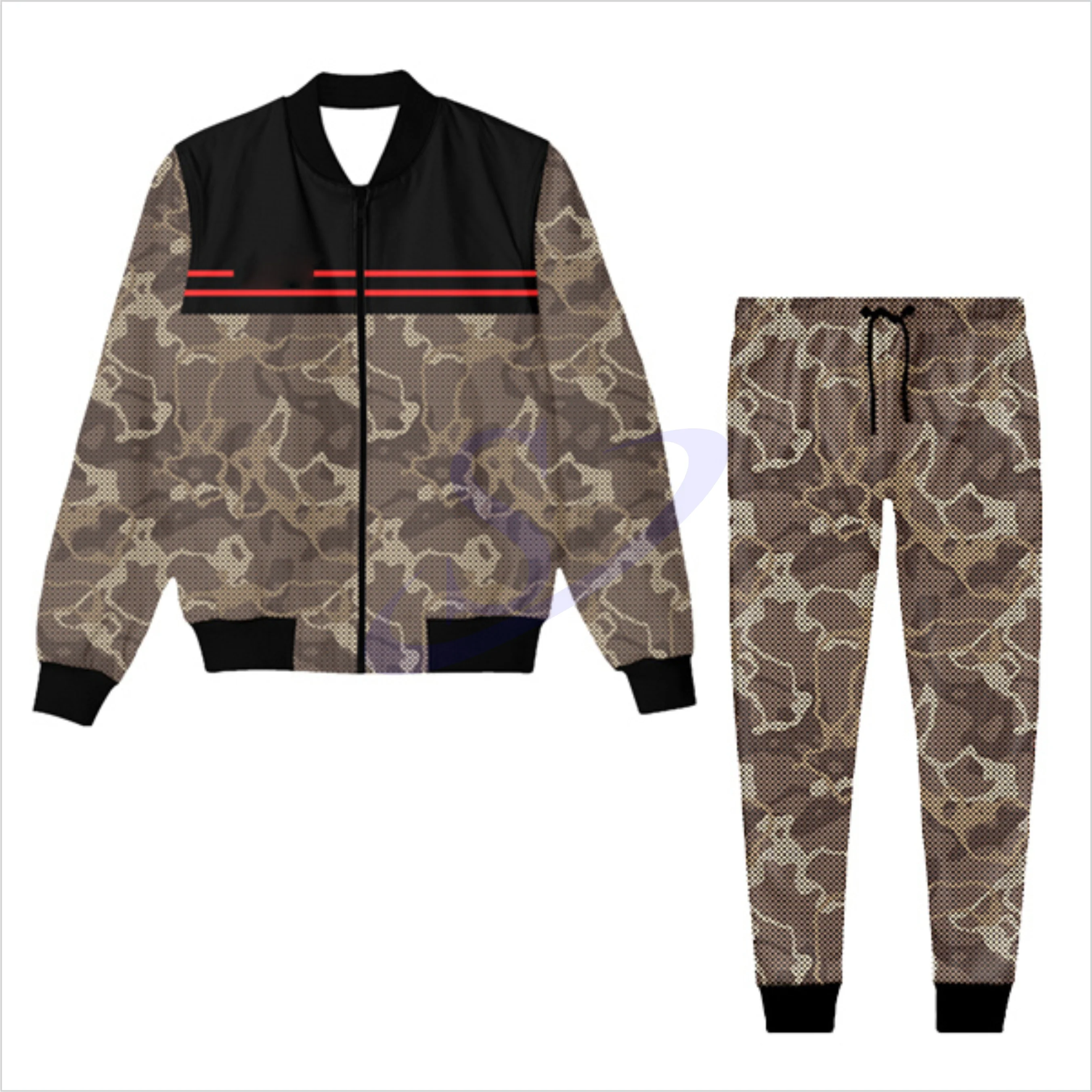 Tracksuits Tracksuit Men Hot Sale Stylish Men Official Custom Velour Tracksuits With Side Tape