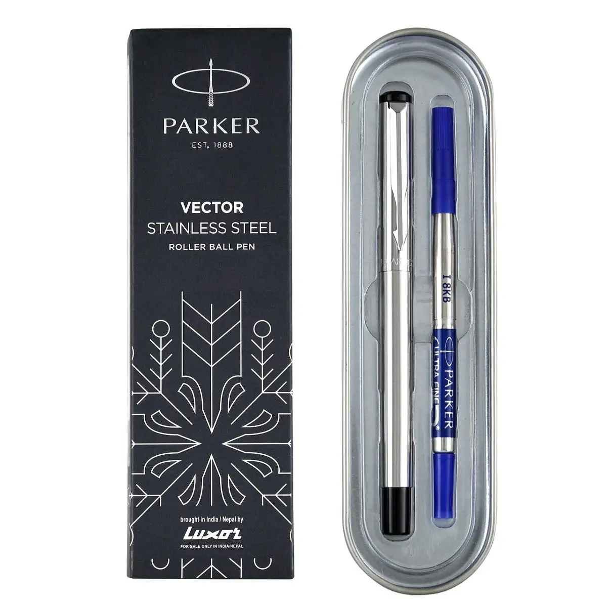 Шариковая ручка Parker векторная Хромированная из нержавеющей стали премиум-класса parker ручки с логотипом на