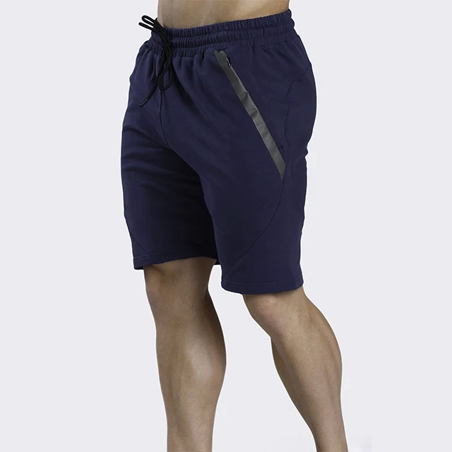 Customized Wholesale Spandex Workout Men Fitness Shorts With Pocket