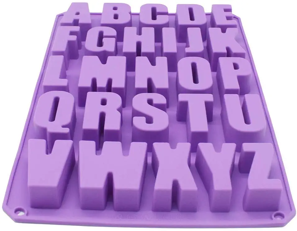 
Silicone 26 Letters Alphabet Silicone Mold 