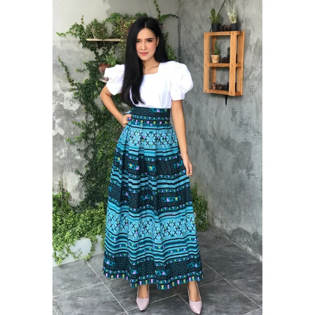 Лидер продаж тайские повседневные женские платья премиум-класса ручная работа Лада Лана коллекция 037 комплект ручной юбки