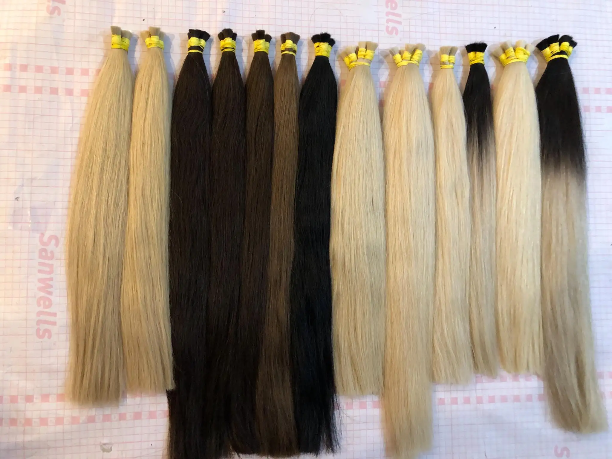 Продукт высококачественные волосы для наращивания волос с эффектом омбре