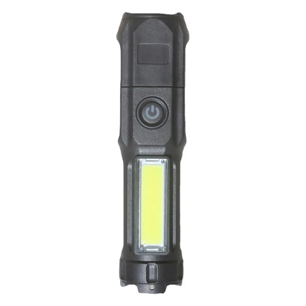 New Telescopic Zoom Glare Flashlight USB Rechargeable Portable Spotlight LED Flashlight