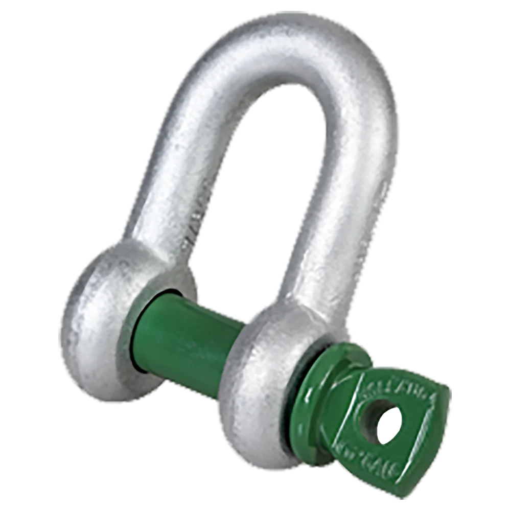 Green Pin G4151 Hot Dipped Galvanized Standard dee shackle with screw collar