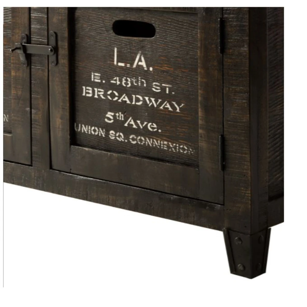 Прямая оптовая продажа шкаф из массива дерева шкафы для гостиной с 4 дверцами и 2 полками мебель спальни стеллажи витрин домашний декор