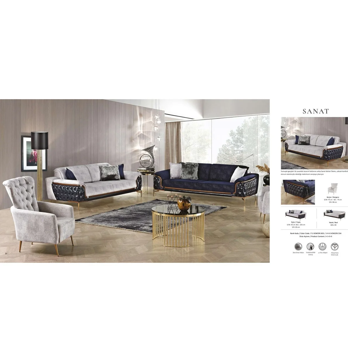 Европейский современный Бархатный комплект диванов Chesterfield роскошный 3 + 2 1 мебель для гостиной