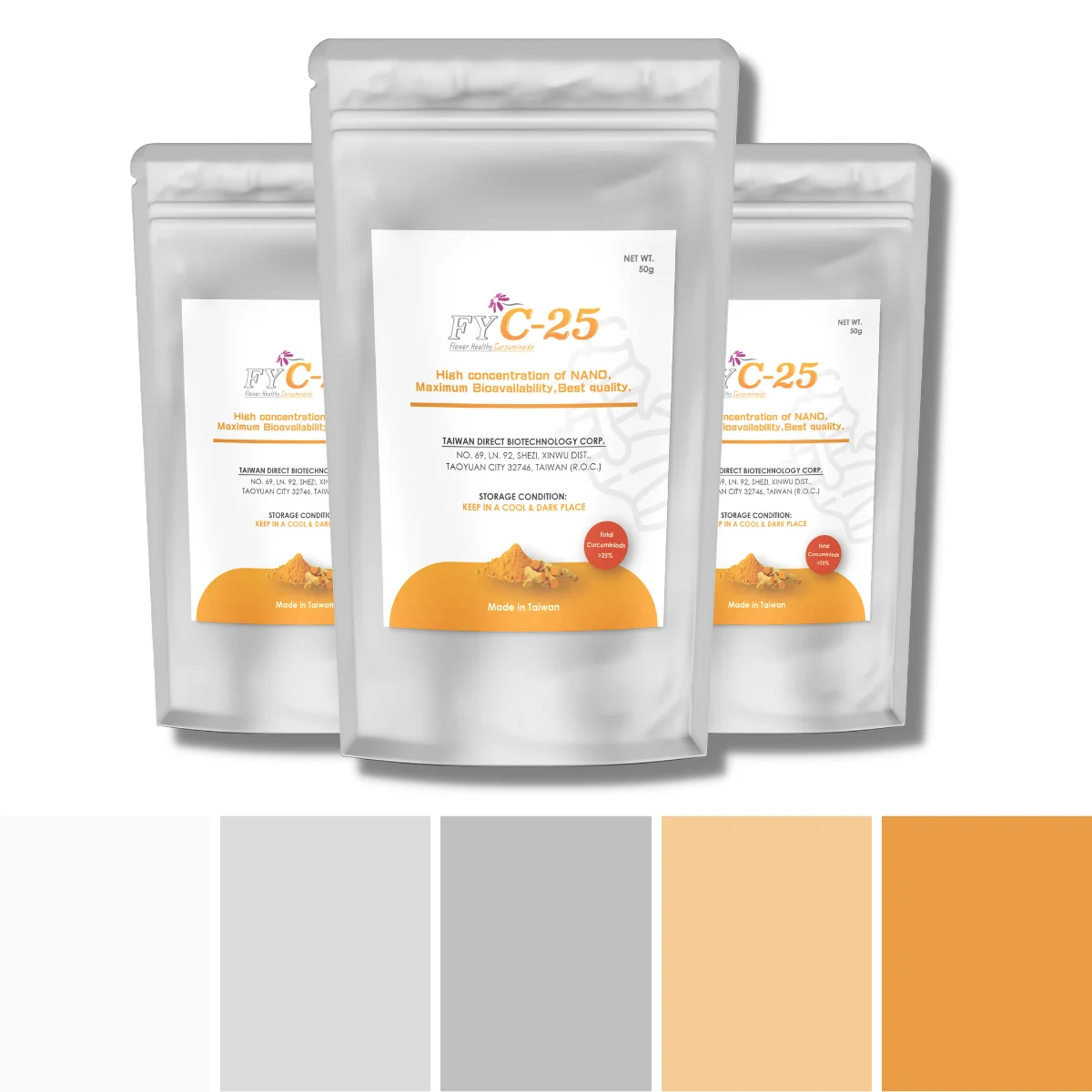 RTS nano turmeric extract raw material anti-oxidation high bioavailability extract private label