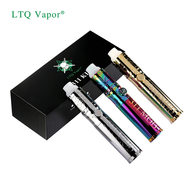 
China wholesale gold silver multi color 18650 battery dry herb vaporizer herbal vaporizer kit 