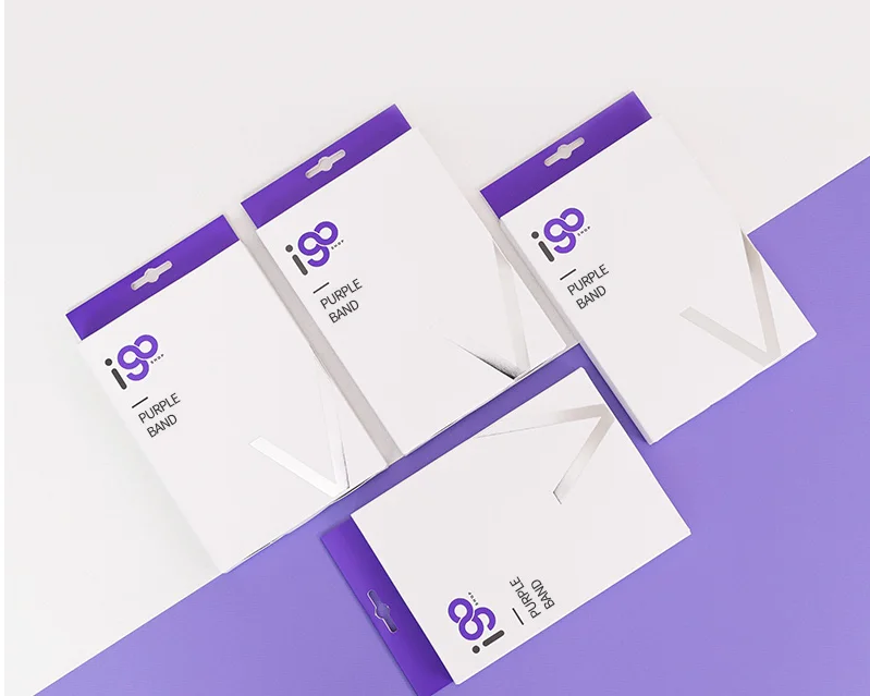 Корейский V-образный ремешок фиолетовый ремешок