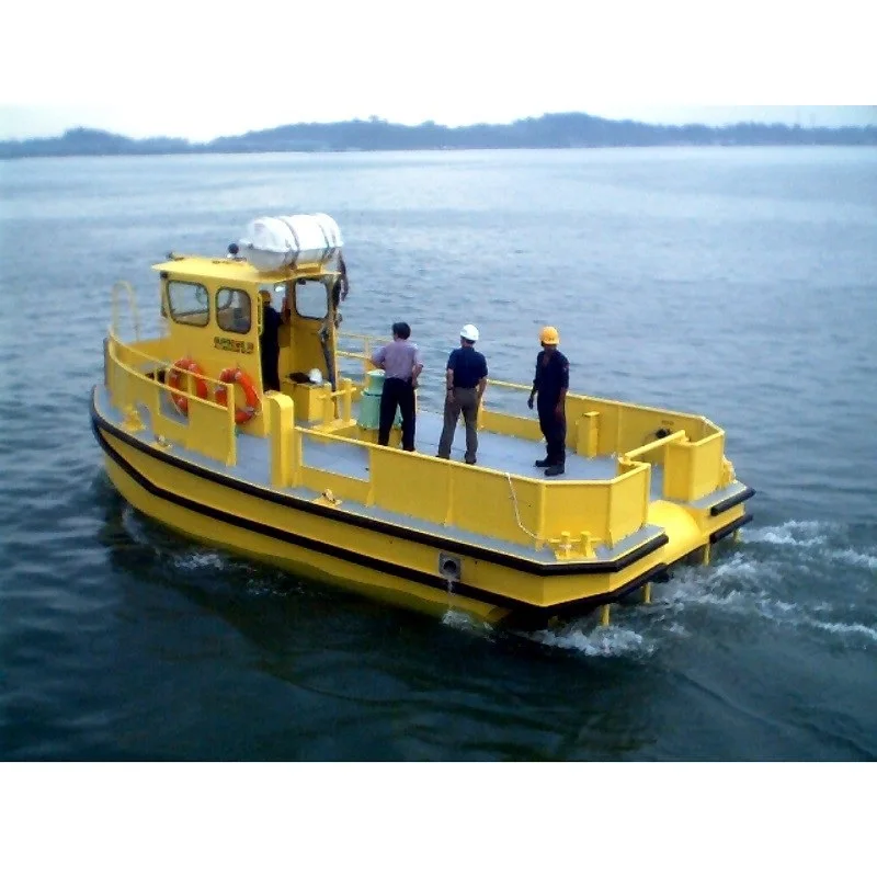 
Quality Marine Vehicle Aluminium Alloy Small Tug Boats Commercial Catamaran Sturdy Bollard Pull 