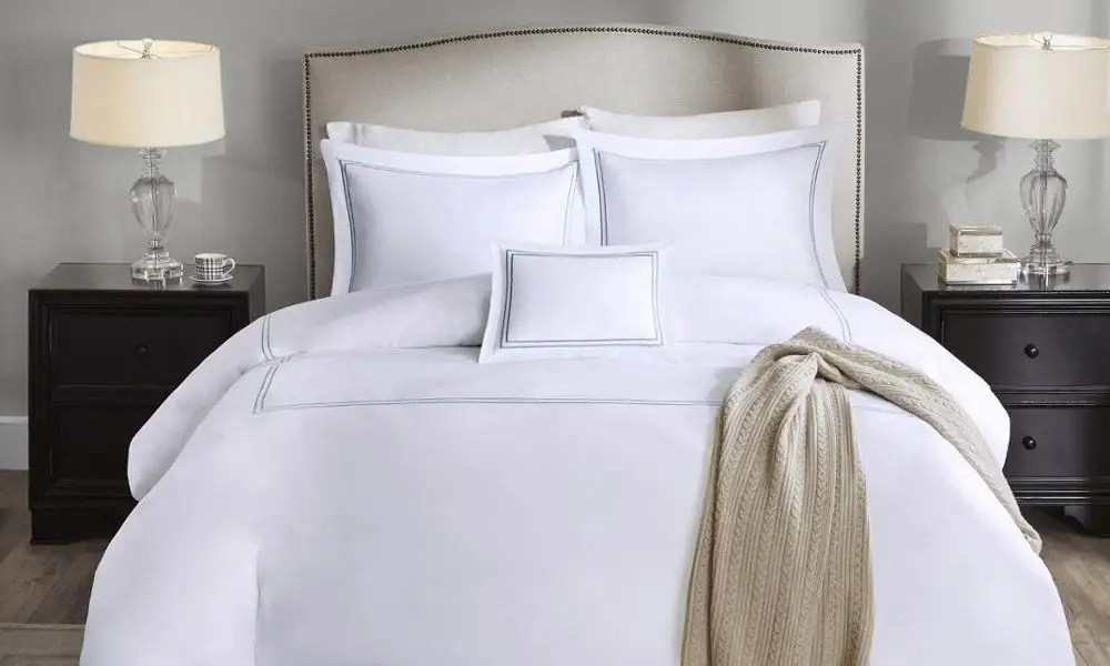  Оксфордские постельные принадлежности простыни из 100% хлопка с роскошной вышивкой