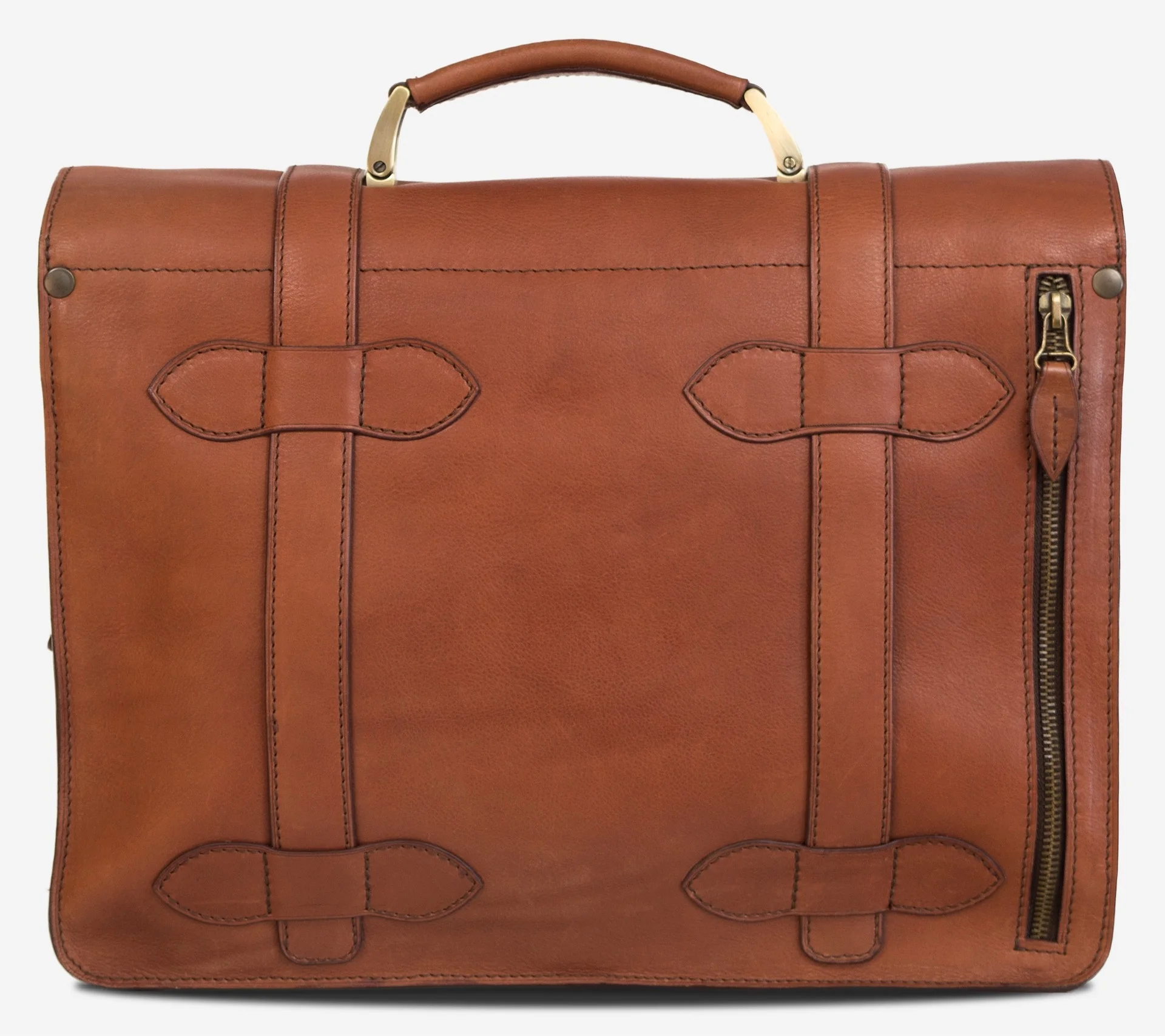 Vintage Design Leather Briefcase Customized Laptop Bag Satchel Shoulder Bag Men