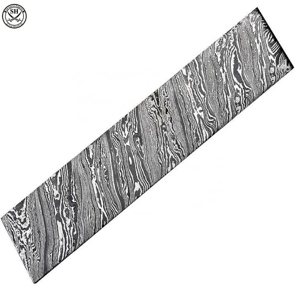 DAMASCUS STEEL HANDMADE TWIST PATTERN BILLET FOR KNIFE MAKING SUPPLIES