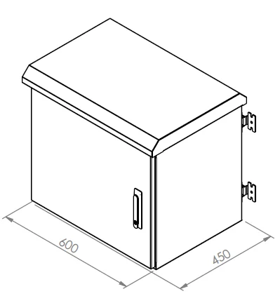 
High Quality 7U 9U 12U Wall Mounted Outdoor Cabinet 