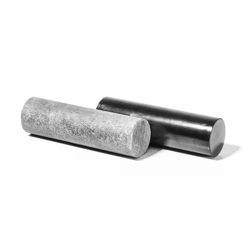 Harmonizing Cylinders 2PCs, 100% Authentic Shungite & Soap Stone Made, Perfect for Meditation Practitioners