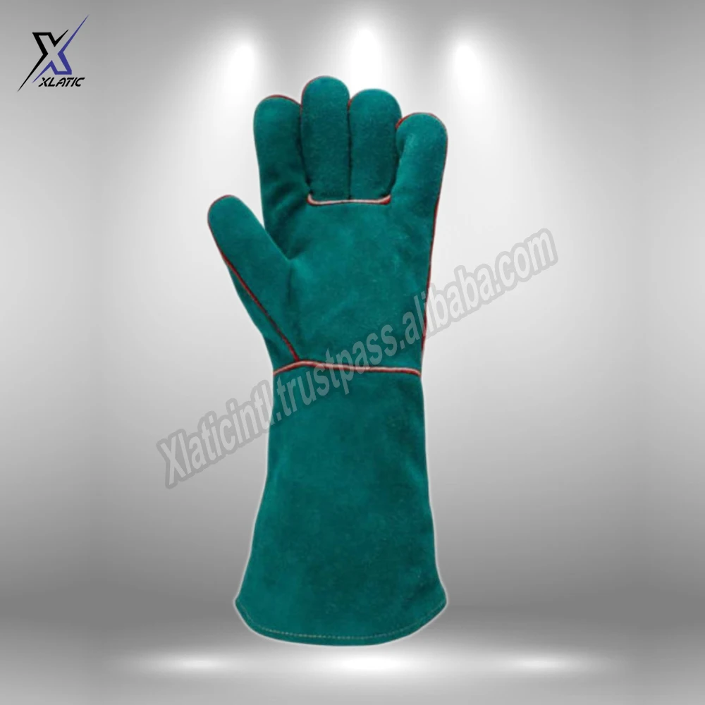 2021-22 Top sales Work Gloves High Quality Industrial Jaguar Cow Leather Work Gloves For Sale low MOQ