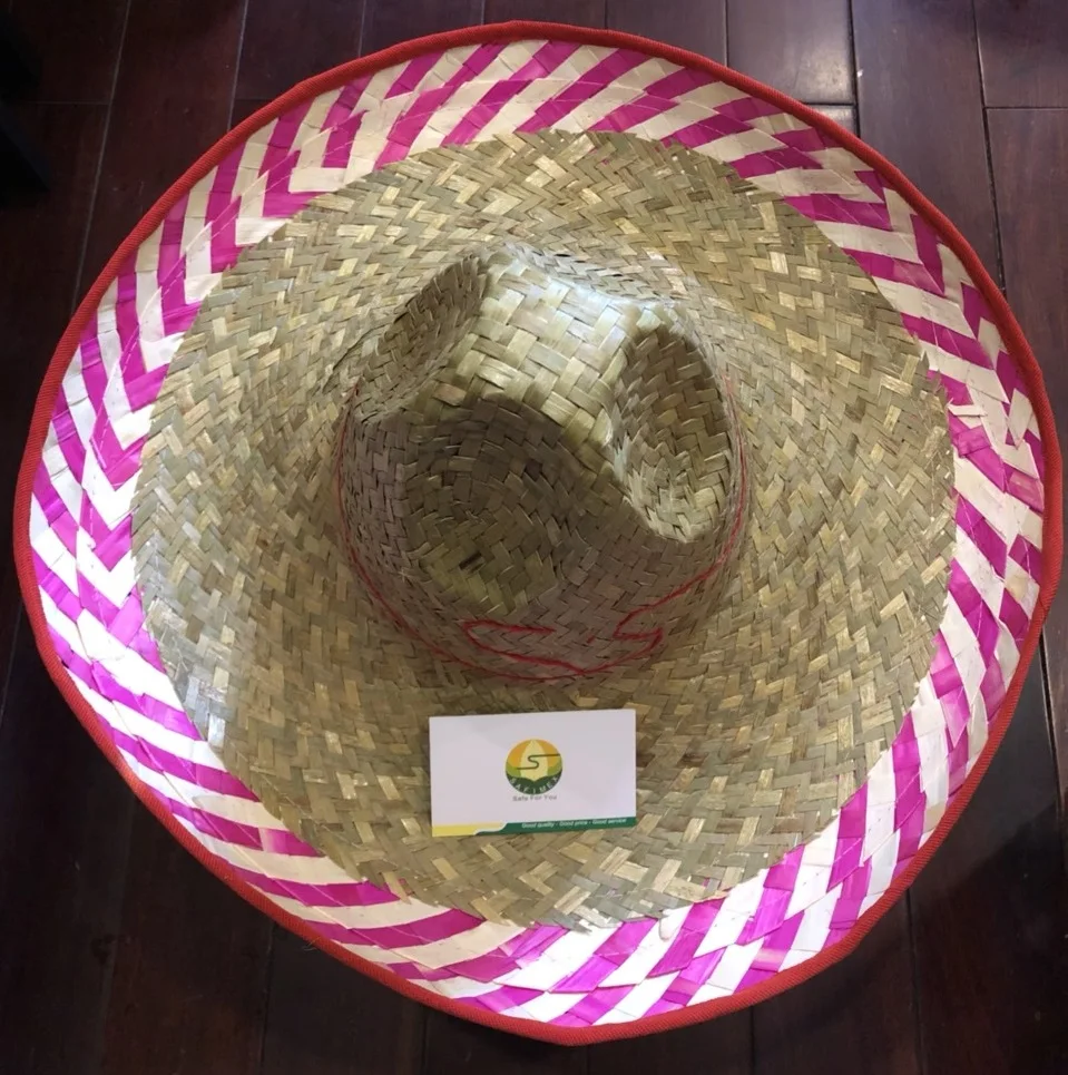 Соломенная шляпа Sombrero/Мексиканская соломенная на лето